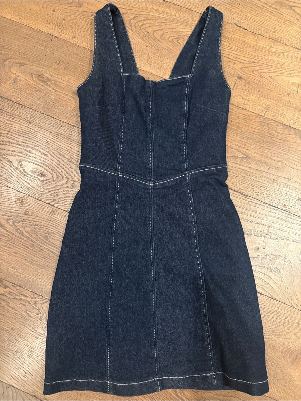 Tiger Mist Dark Blue Denim Mini Dress
